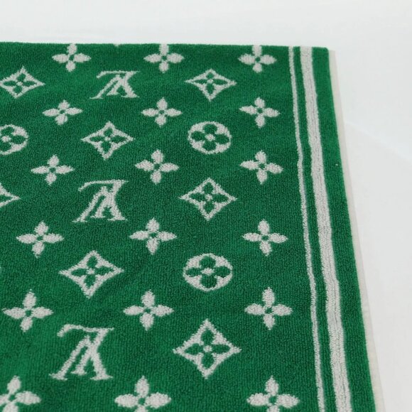 LOUIS VUITTON Monogram Beach Towel Serviette Towel Pile M77752 Auth yk18596V - Picture 10 of 16